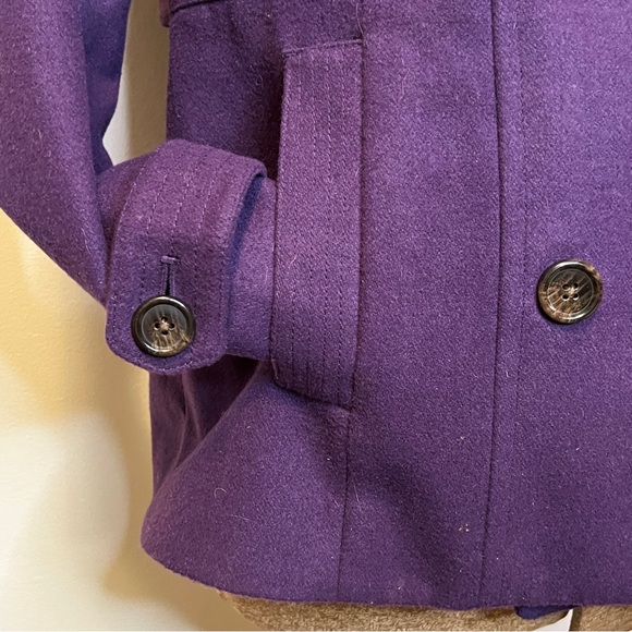 Relativity Women's Deep Purple Peacoat - Picture 5 of 15